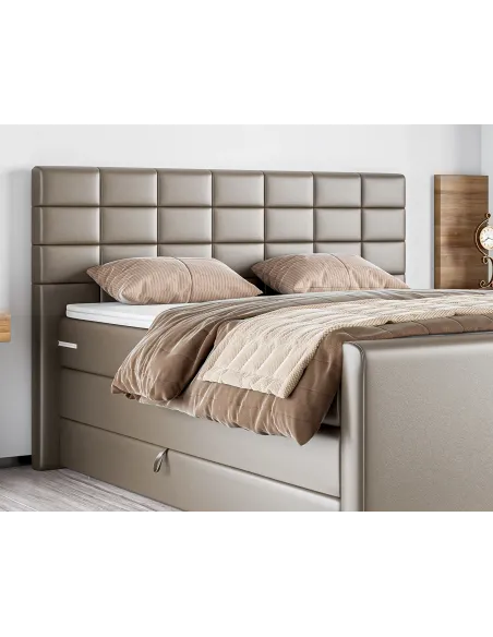 Łóżko kontynentalne AVA 2 LAVERTO podnoszone