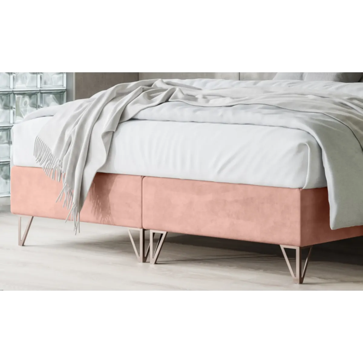 Łóżko kontynentalne AYANA LAVERTO podnoszone