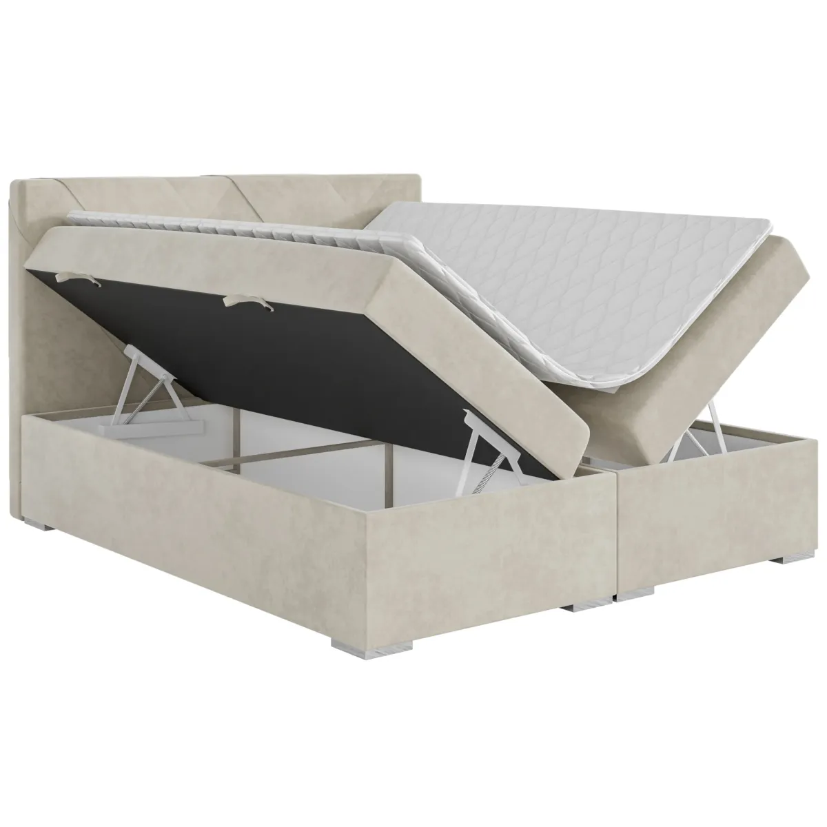 Łóżko kontynentalne BELIZE LAVERTO podnoszone