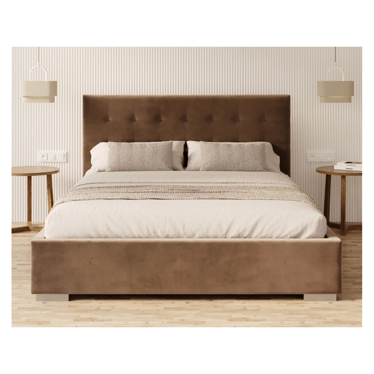 Łóżko tapicerowane LUCERNA FDM podnoszone