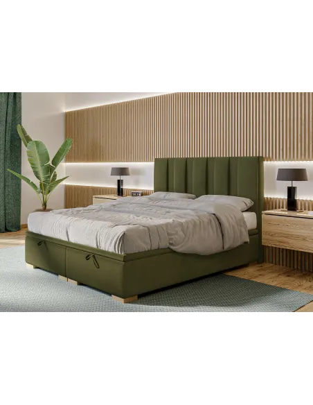 Łóżko kontynentalne BELLA LAVERTO podnoszone