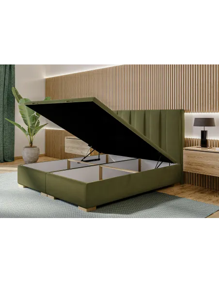 Łóżko kontynentalne BELLA LAVERTO podnoszone