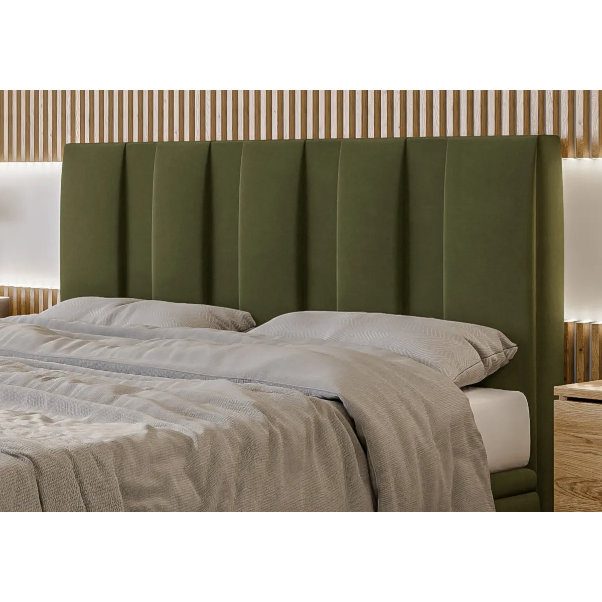 Łóżko kontynentalne BELLA LAVERTO podnoszone