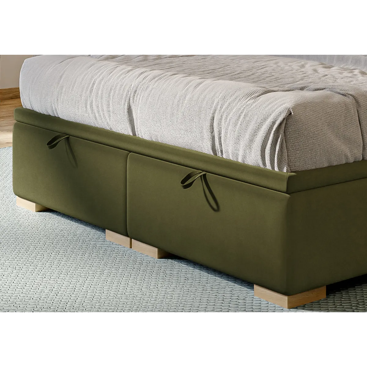 Łóżko kontynentalne BELLA LAVERTO podnoszone