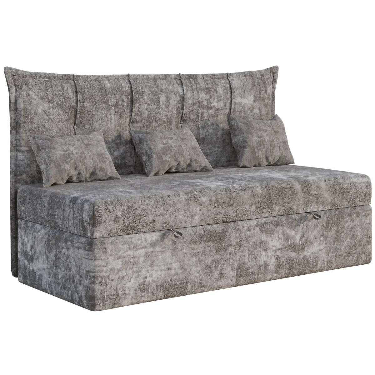 Łóżko tapicerowane BENCH LAVERTO podnoszone