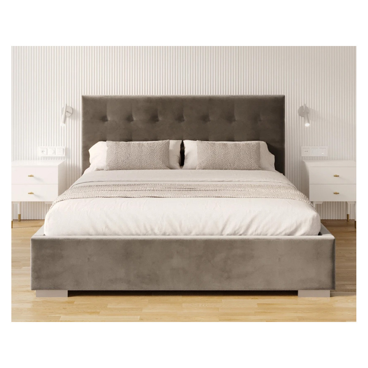 Łóżko tapicerowane LUCERNA FDM podnoszone