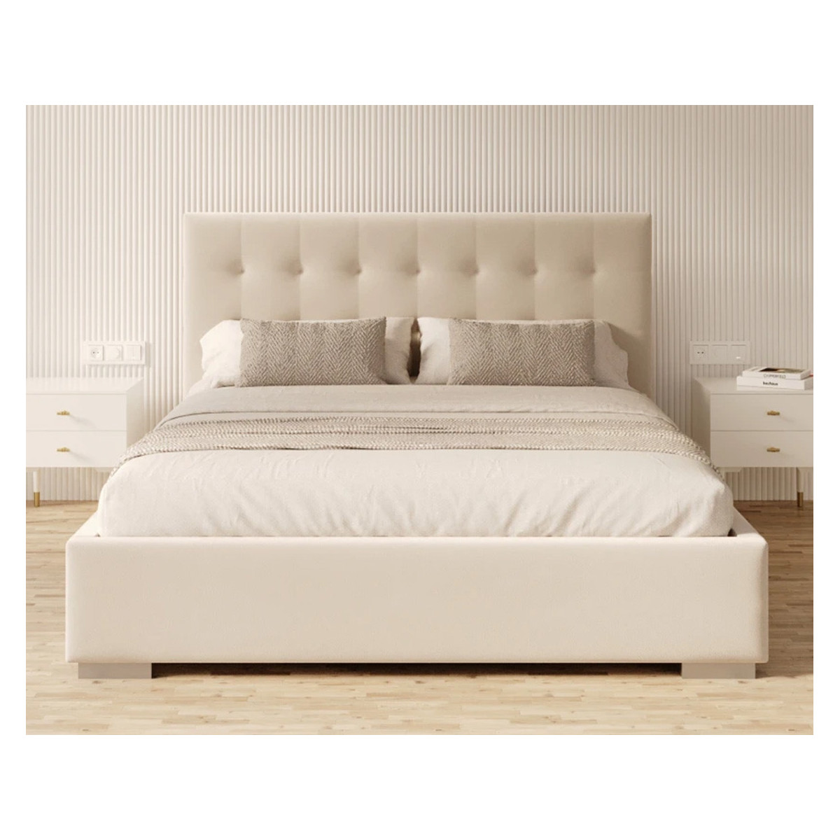 Łóżko tapicerowane LUCERNA FDM podnoszone