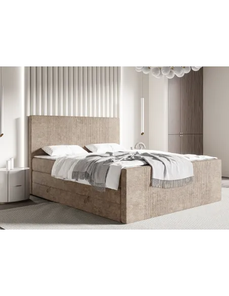 Łóżko kontynentalne BERGAMO LAVERTO podnoszone