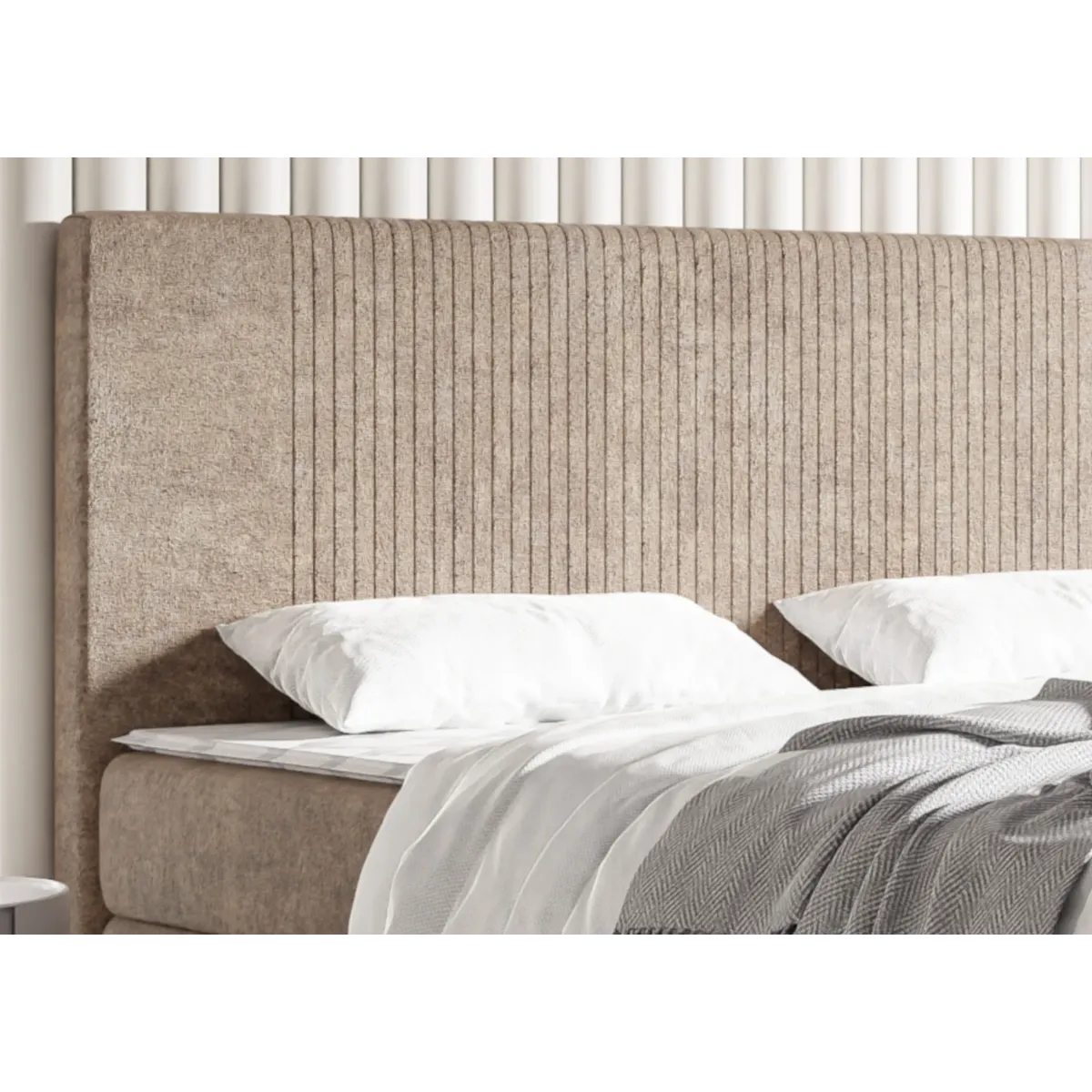 Łóżko kontynentalne BERGAMO LAVERTO podnoszone