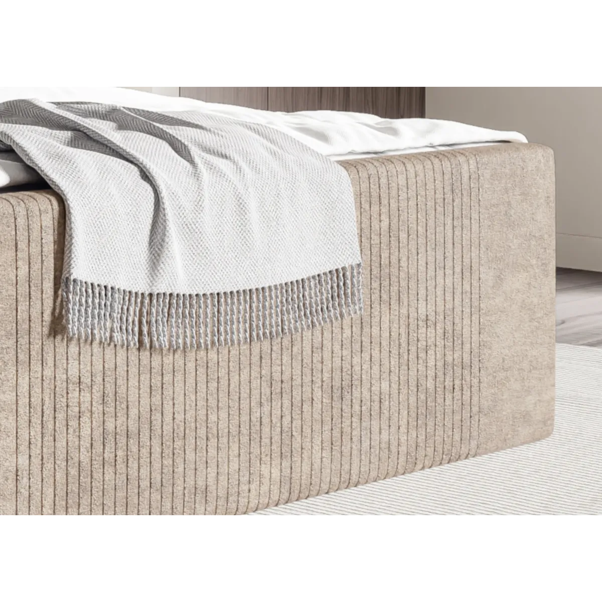 Łóżko kontynentalne BERGAMO LAVERTO podnoszone