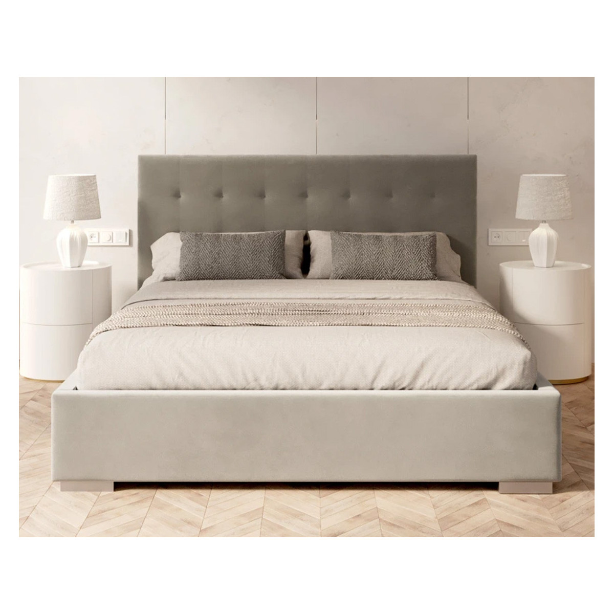 Łóżko tapicerowane LUCERNA FDM podnoszone