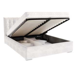 Łóżko tapicerowane LUCERNA FDM podnoszone 2