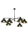 Lampa wisząca MAVERICK 6 BLACK EMIBIG