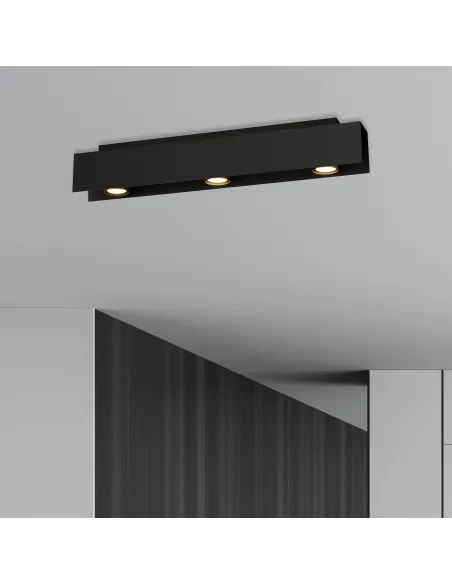 Lampa sufitowa KENNO 3 BLACK EMIBIG