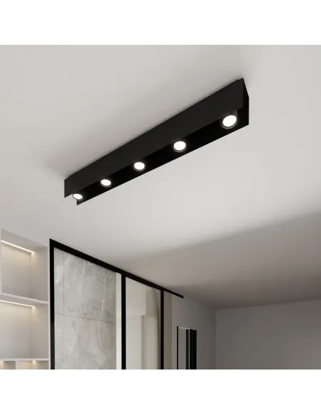 Lampa sufitowa KENNO 5 BLACK EMIBIG