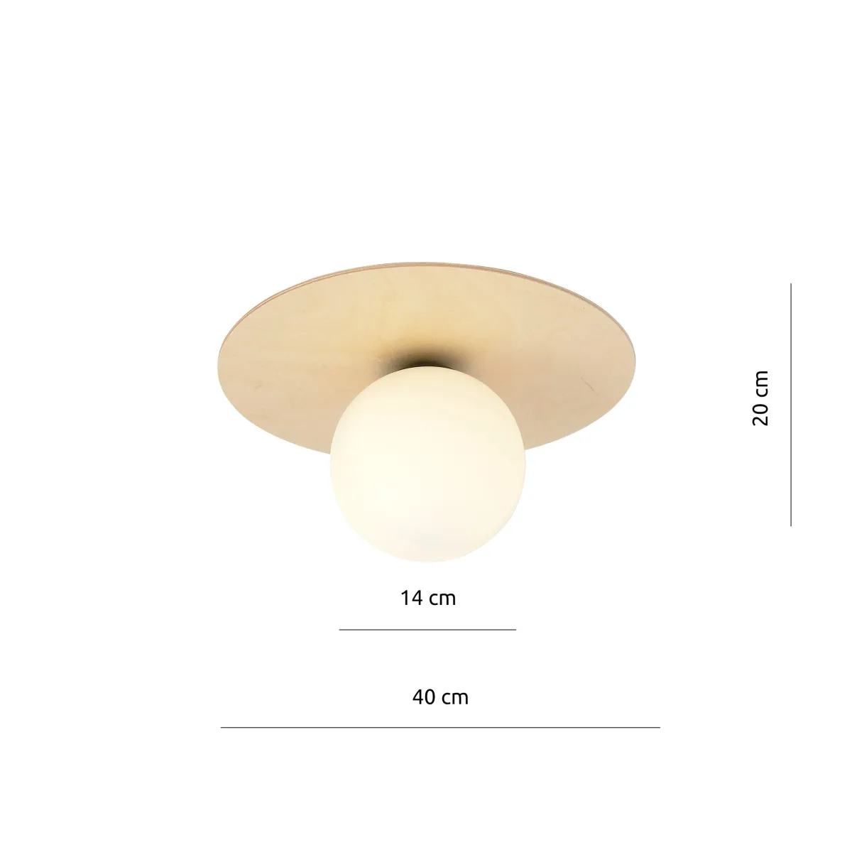 Lampa sufitowa KENZO 1B EMIBIG