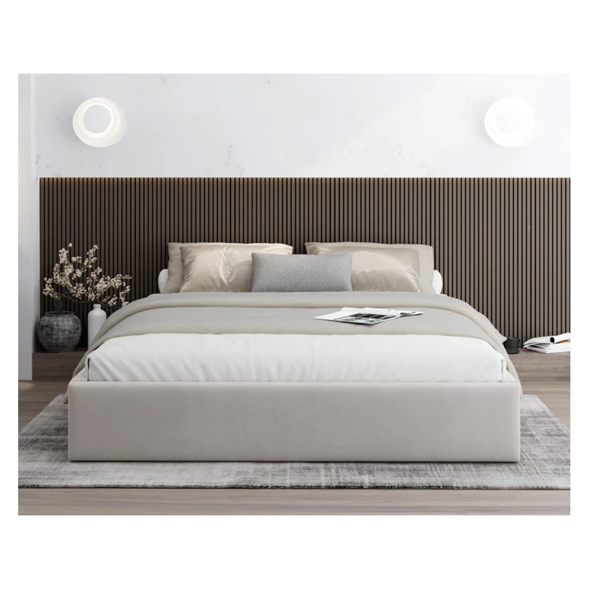 Łóżko tapicerowane ORLANDO FDM podnoszone