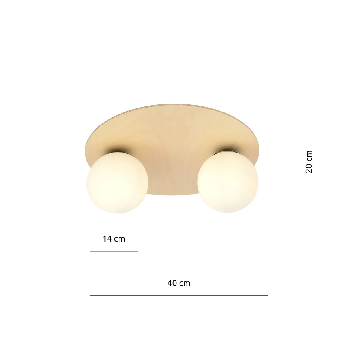 Lampa sufitowa KENZO 2B EMIBIG