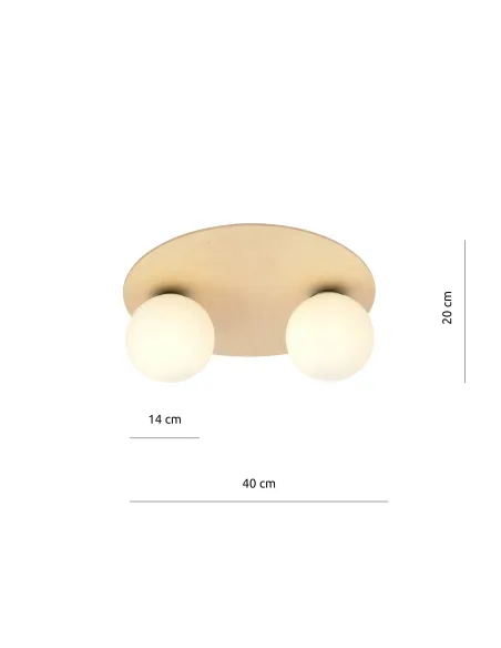 Lampa sufitowa KENZO 2B EMIBIG