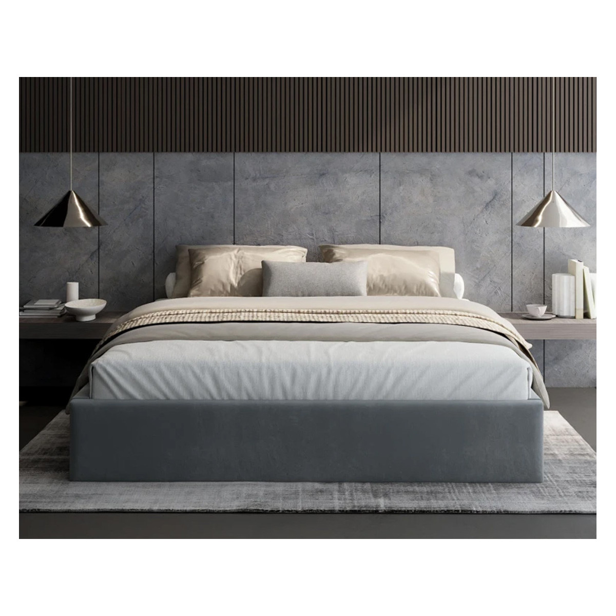 Łóżko tapicerowane ORLANDO FDM podnoszone