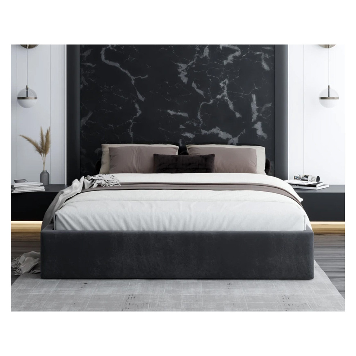 Łóżko tapicerowane ORLANDO FDM podnoszone