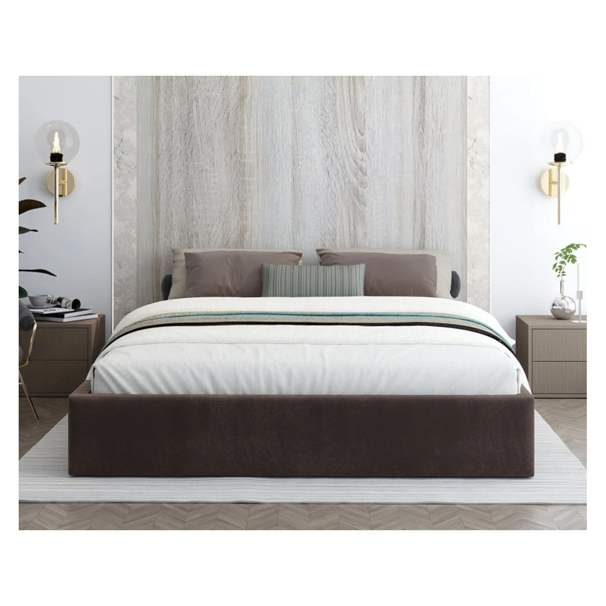 Łóżko tapicerowane ORLANDO FDM podnoszone