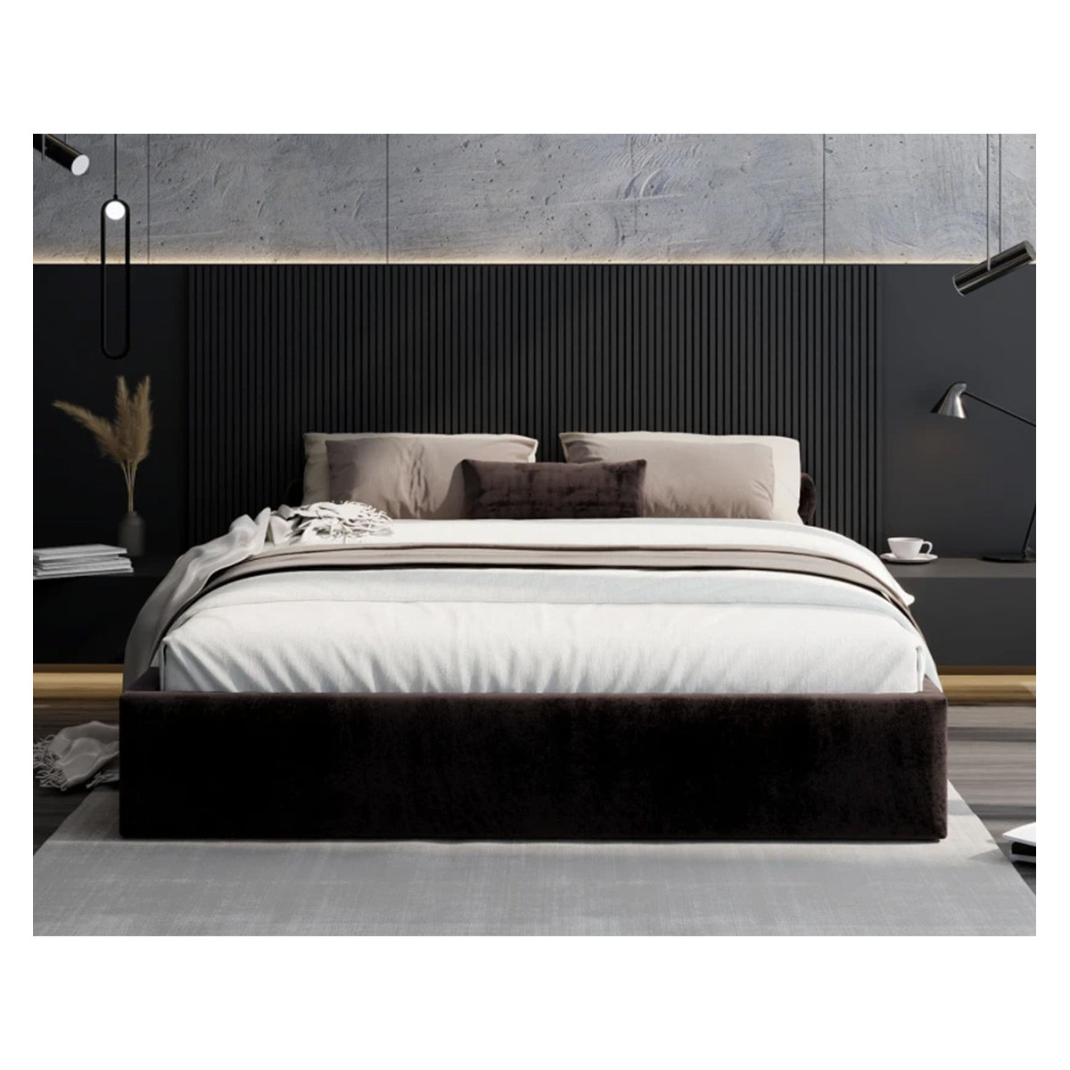 Łóżko tapicerowane ORLANDO FDM podnoszone