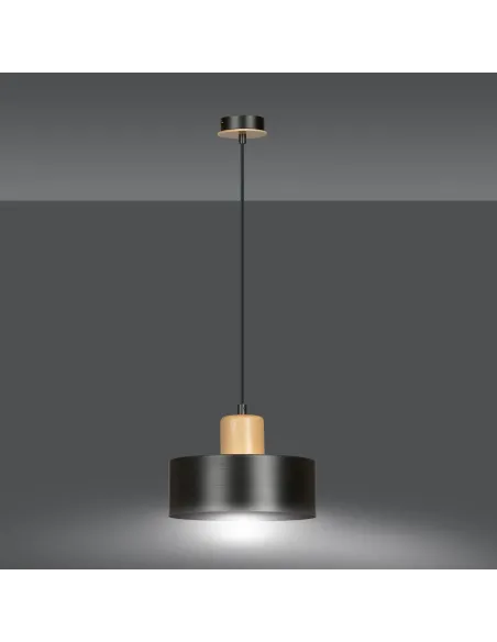 Lampa wisząca TORIN 1 BLACK EMIBIG