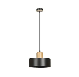Lampa wisząca TORIN 1 BLACK EMIBIG