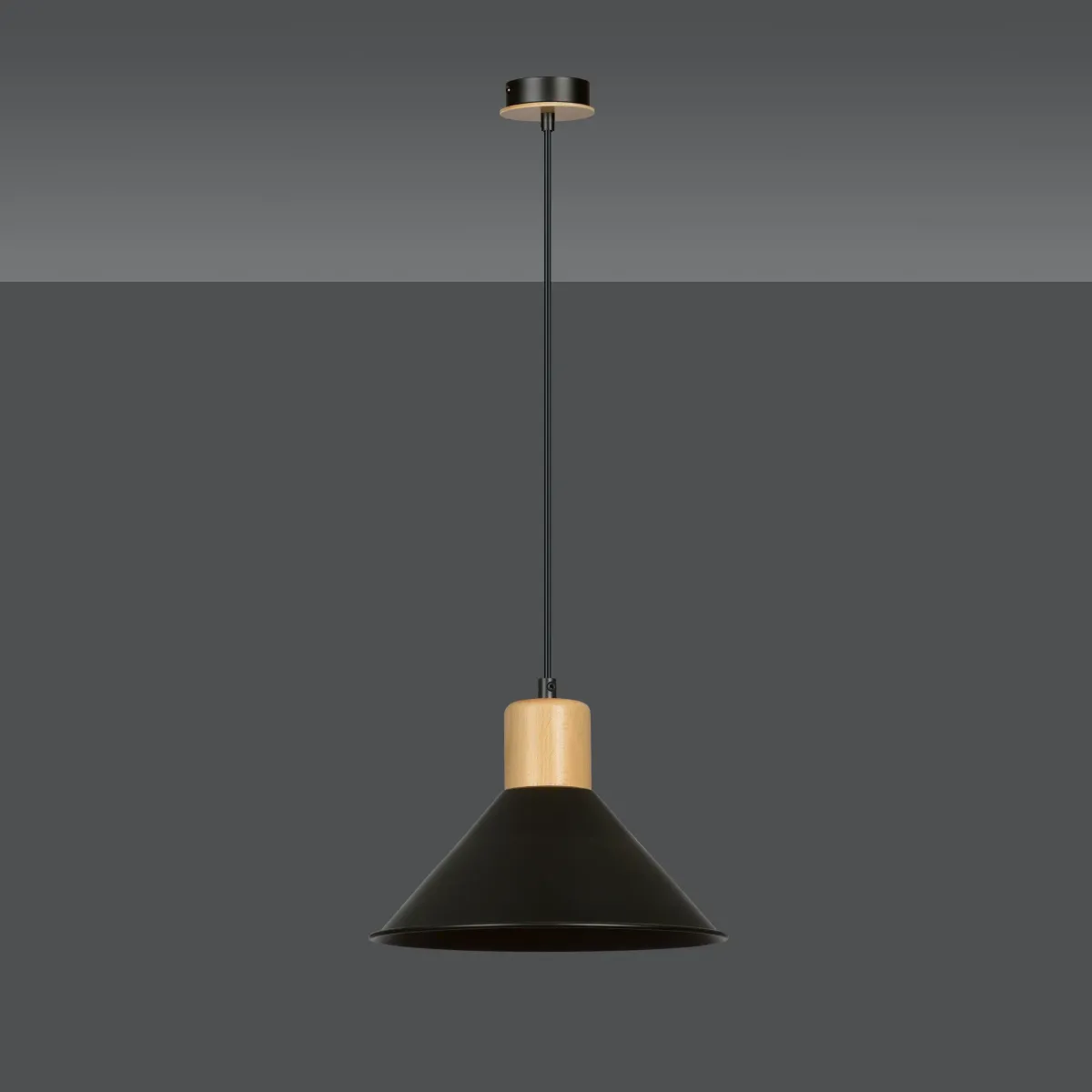 Lampa wisząca ROWEN 1 BLACK EMIBIG