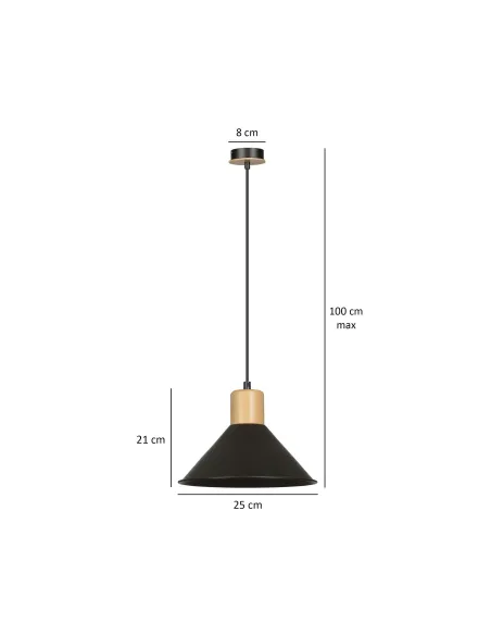 Lampa wisząca ROWEN 1 EMIBIG