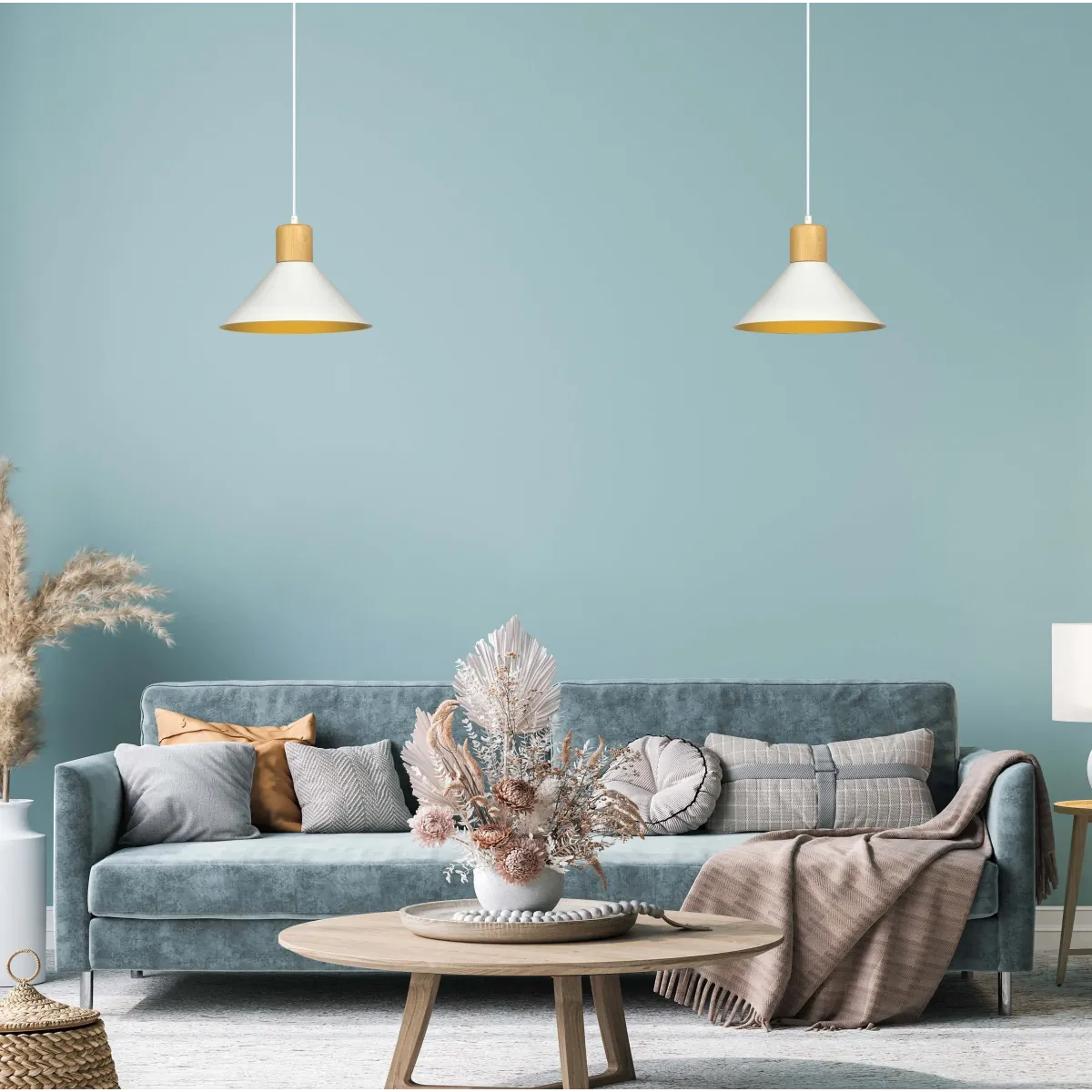 Lampa wisząca ROWEN 1 WHITE EMIBIG