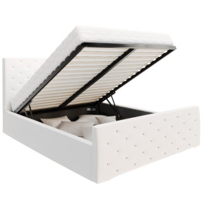 Łóżko tapicerowane PASSION FDM podnoszone 2