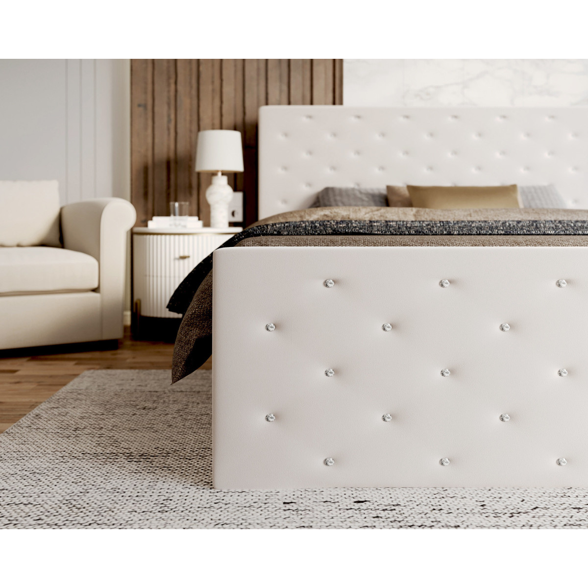 Łóżko tapicerowane PASSION FDM podnoszone