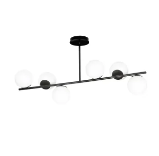 Lampa sufitowa BIOR 6 BLACK EMIBIG