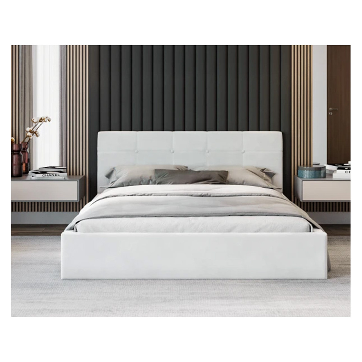 Łóżko tapicerowane RINO FDM podnoszone