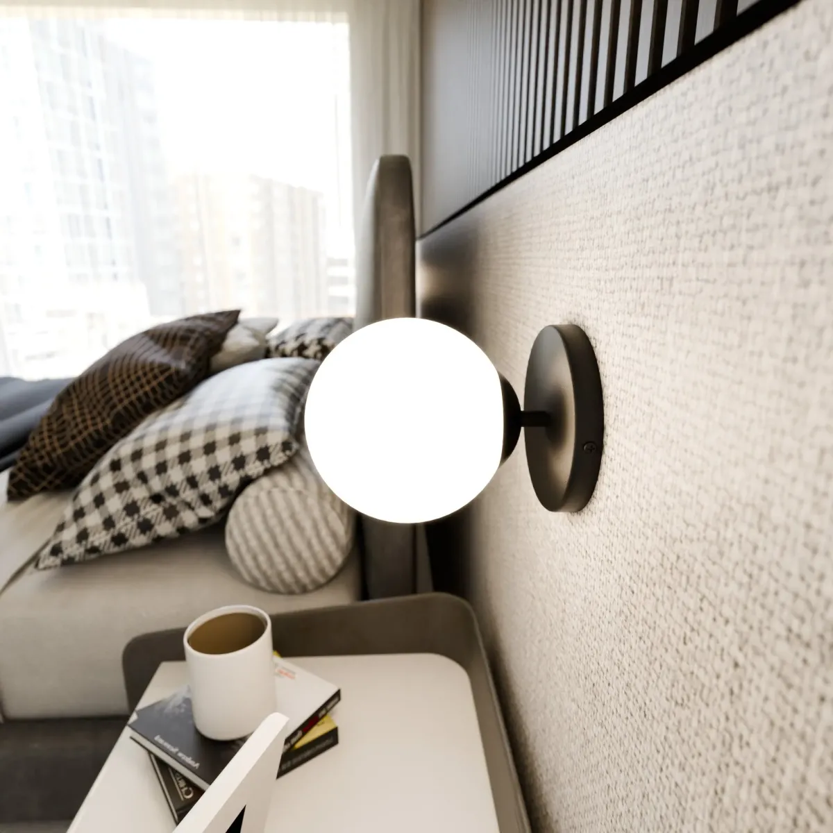 Kinkiet BIOR K1 BLACK EMIBIG