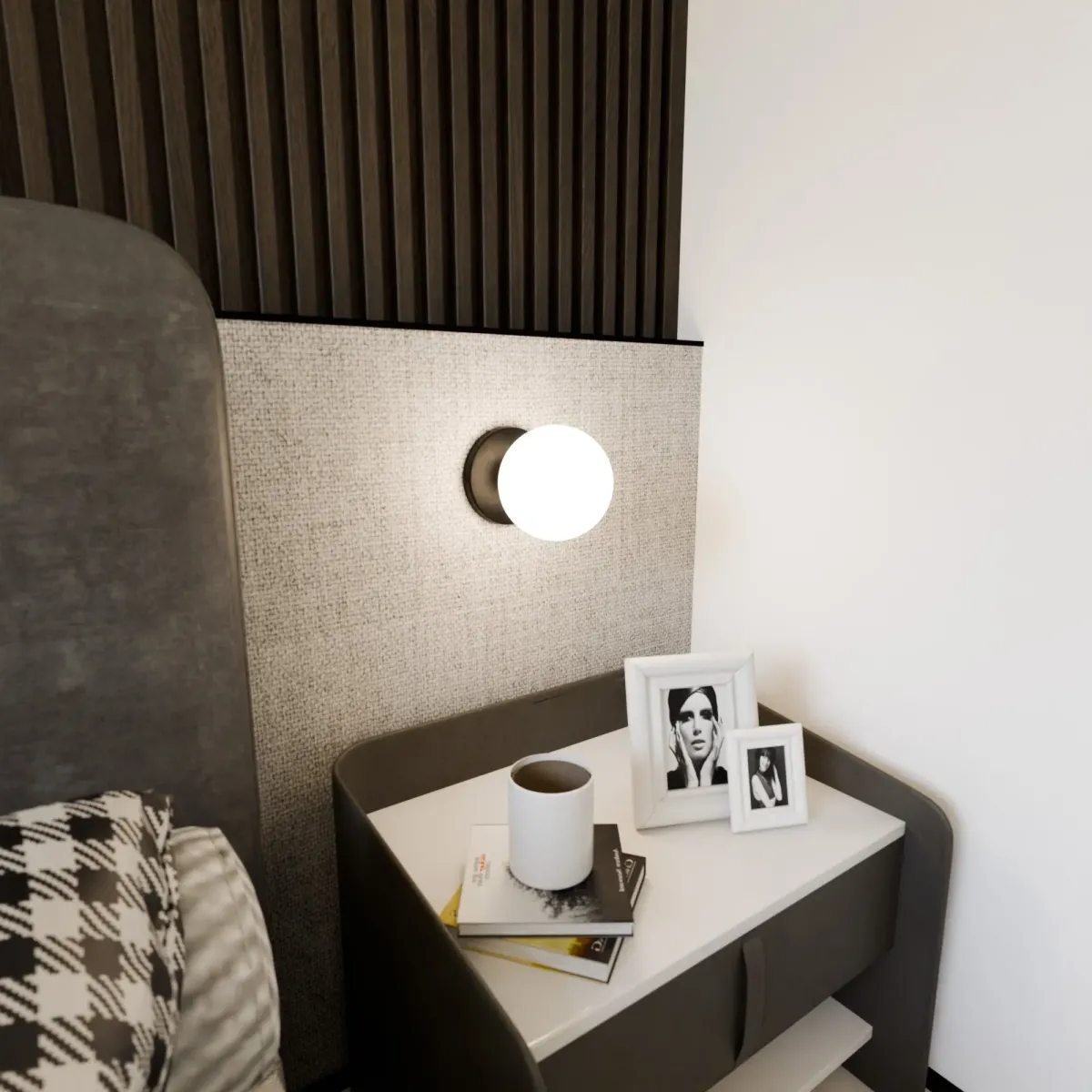 Kinkiet BIOR K1 BLACK EMIBIG