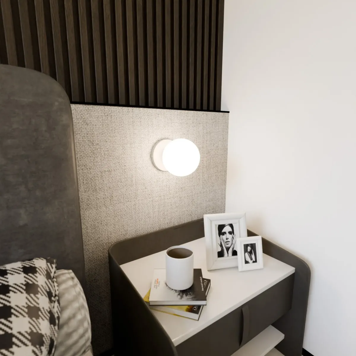 Kinkiet BIOR K1 WHITE EMIBIG