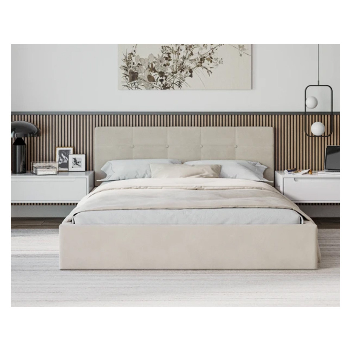 Łóżko tapicerowane RINO FDM podnoszone