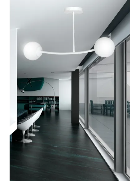 Lampa sufitowa HALLDOR 2 WHITE EMIBIG