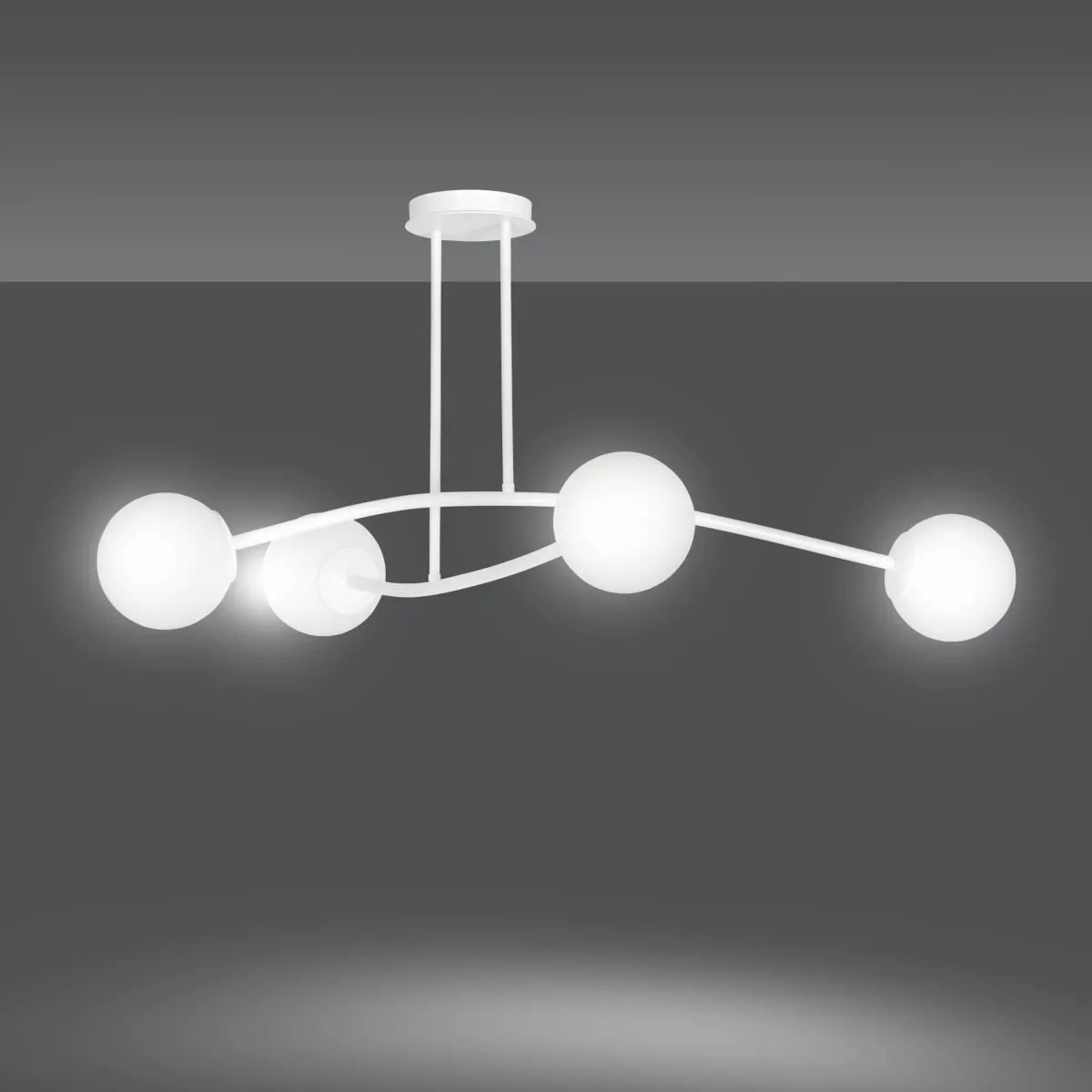 Lampa sufitowa HALLDOR 4 WHITE EMIBIG