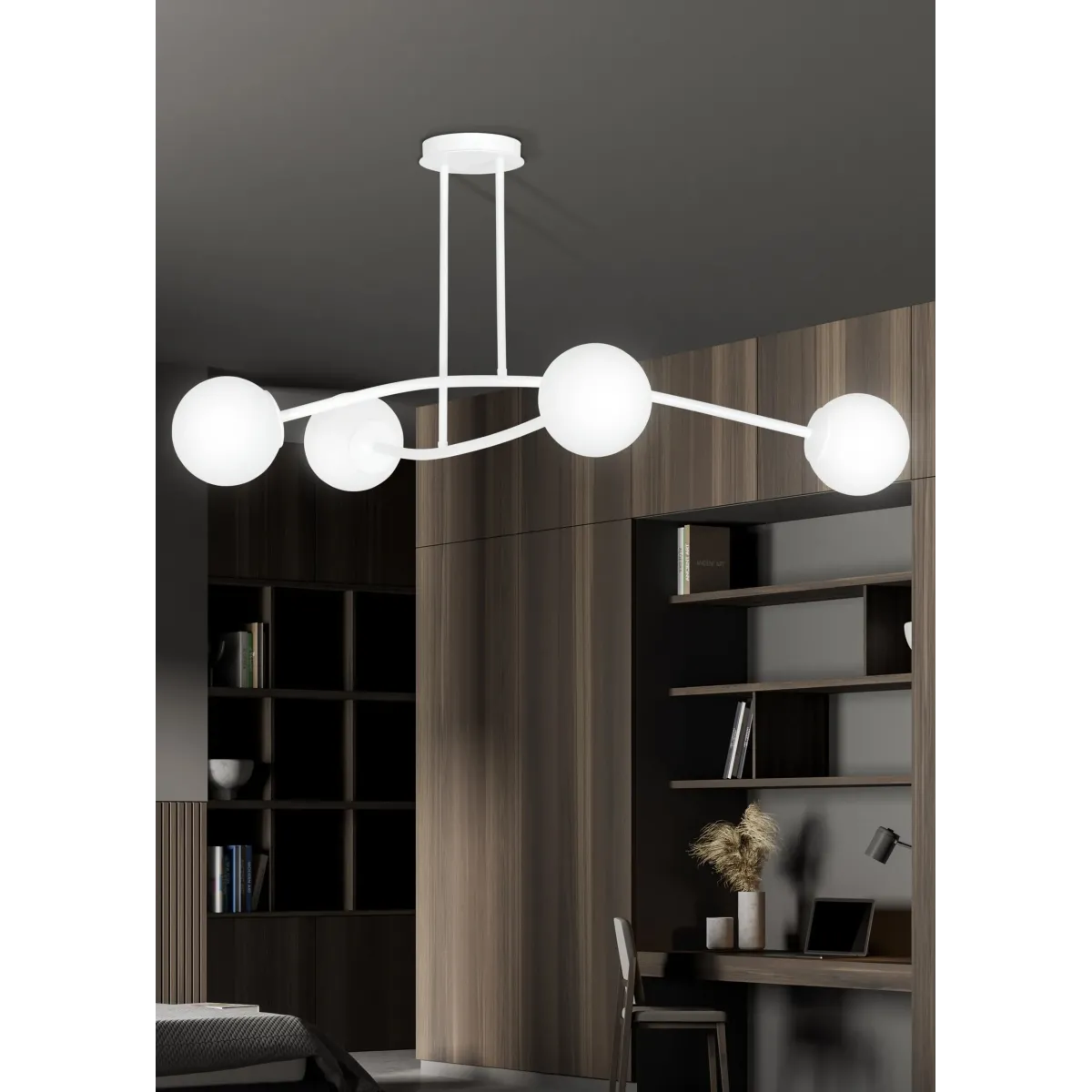 Lampa sufitowa HALLDOR 4 WHITE EMIBIG