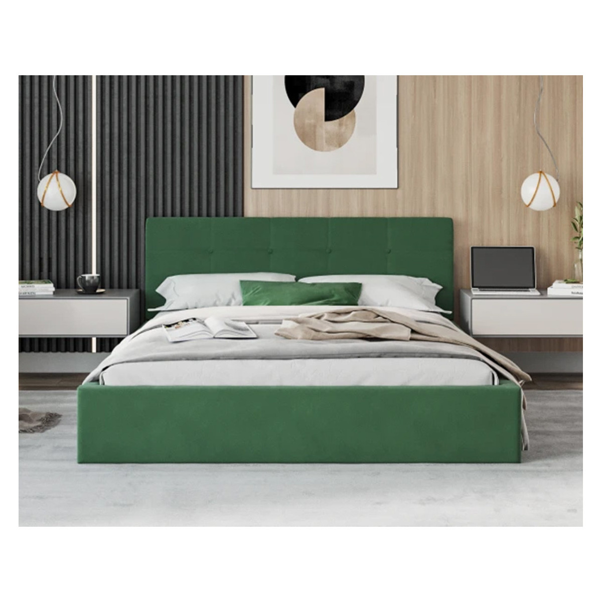 Łóżko tapicerowane RINO FDM podnoszone