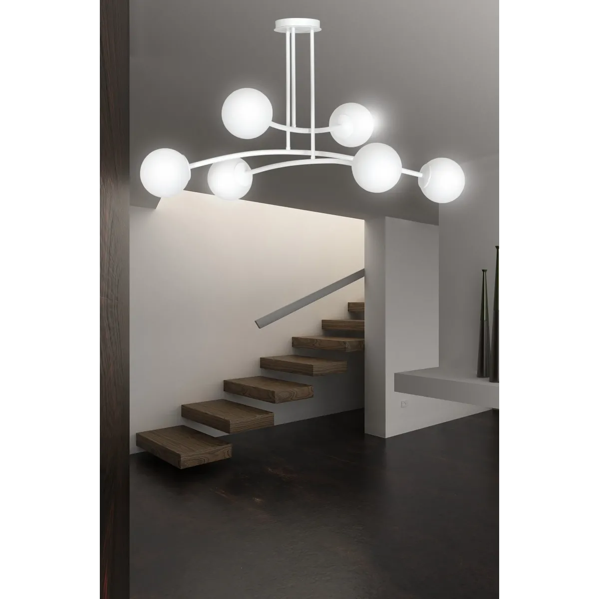 Lampa sufitowa HALLDOR 6 WHITE EMIBIG