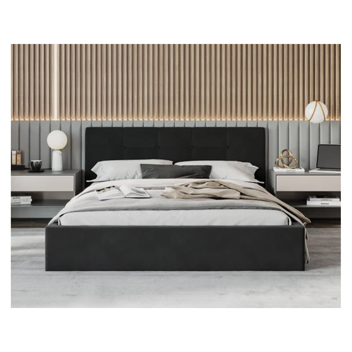 Łóżko tapicerowane RINO FDM podnoszone