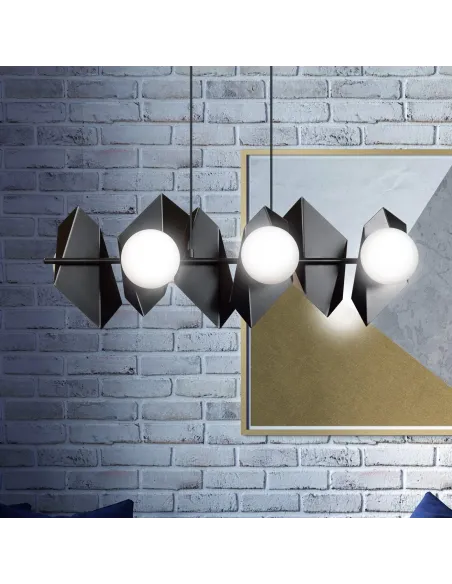 Lampa wisząca DRIFTON 6 BLACK EMIBIG