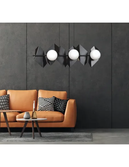 Lampa wisząca DRIFTON 6 BLACK EMIBIG