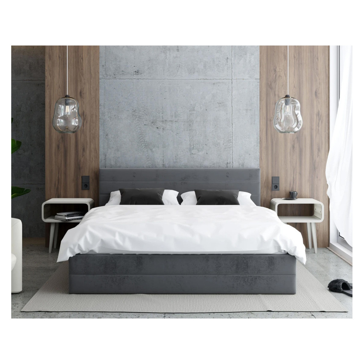 Łóżko tapicerowane VIRGINIA FDM podnoszone