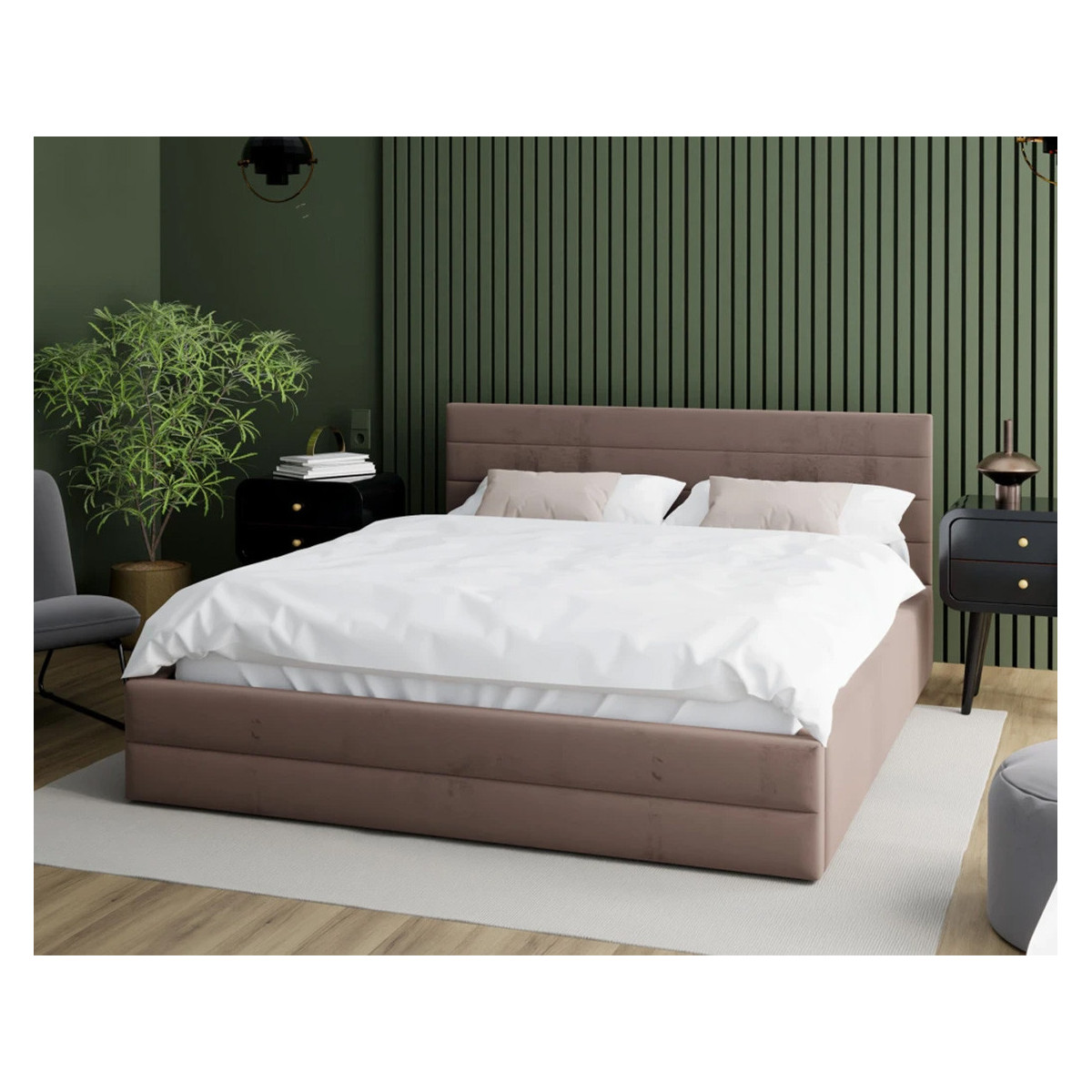 Łóżko tapicerowane VIRGINIA FDM podnoszone